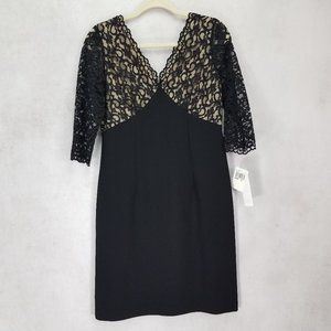 NEW Maggy London Petites 8P Sheath Cocktail Lace Dress